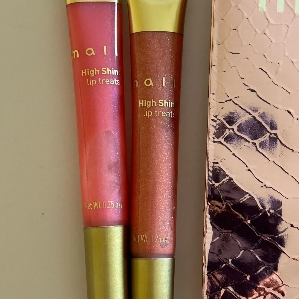 Mally Beauty High Shine Lip Treats (LOT OF 2 LIP TREATS + Gift Bag)  BRAND NEW